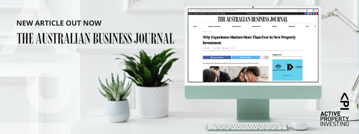Active Property Investing Featured in Australian Business Journal