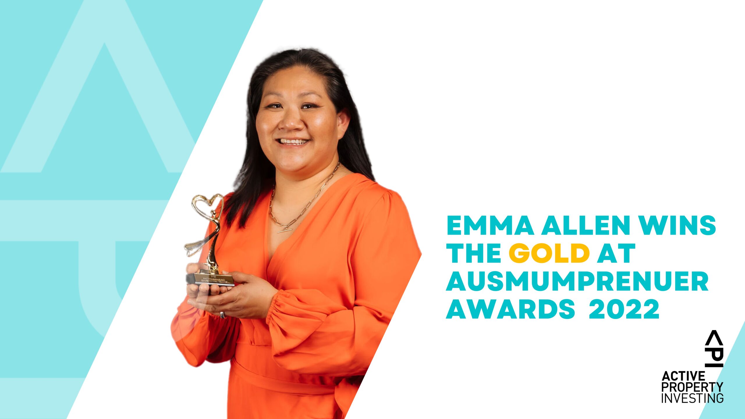 Emma Allen wins the Gold at National Business Awards 2022