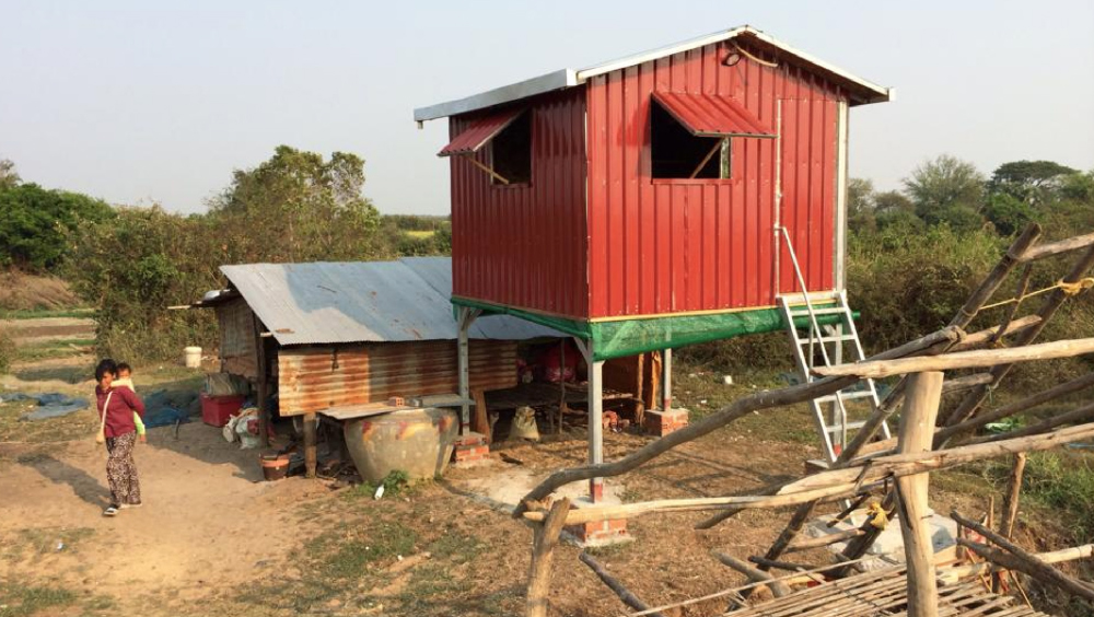 Gifting houses in Cambodia